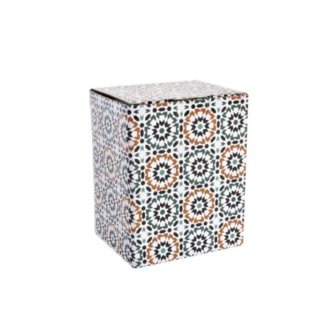 Filiżanka z Filtrem DKD Home Decor Wielokolorowy Pomarańczowy Płytka Arabia 300 ml (2 Sztuk)