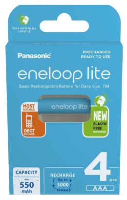 PANASONIC ENELOOP LITE AAA 550mAh 4 szt