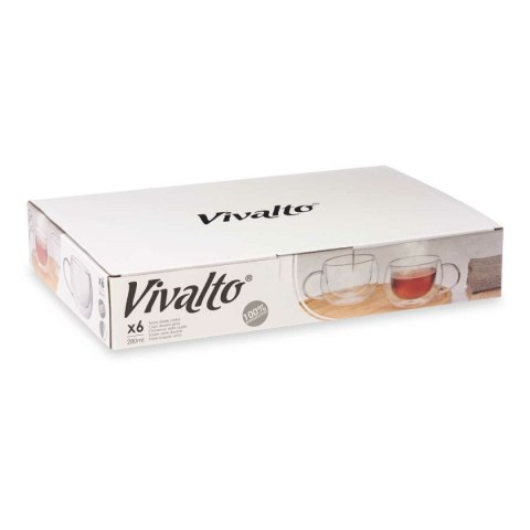 Šálka Vivalto Przezroczysty 280 ml (6 Sztuk)