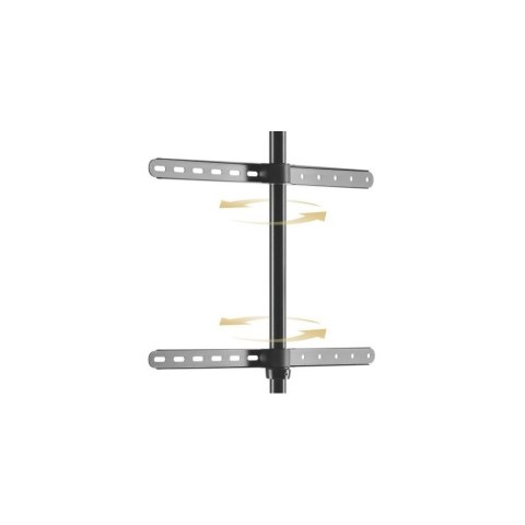 Stojak podłogowy do tv 45-65 cali 32kg drewno