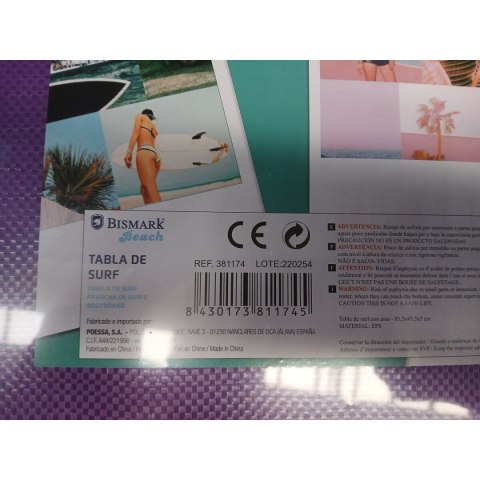 Deska do pływania 83,5 x 45,5 x 5 cm