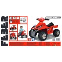 Elektryczny quad Feber 800011252 6V (67 x 41 x 45 cm)