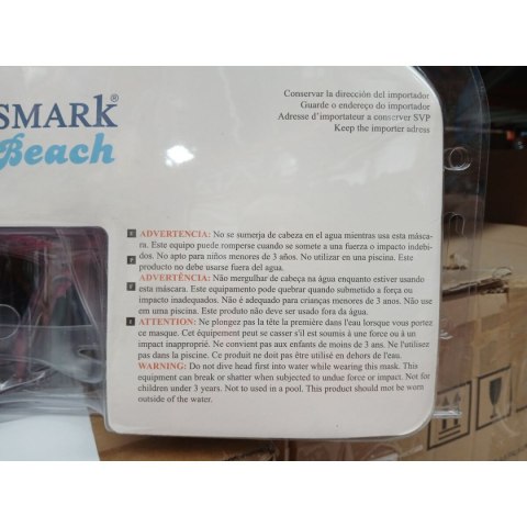 Gogle do nurkowania z rurką Bismark Dorosłych PVC