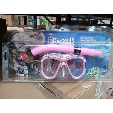 Gogle do nurkowania z rurką Bismark Dorosłych PVC