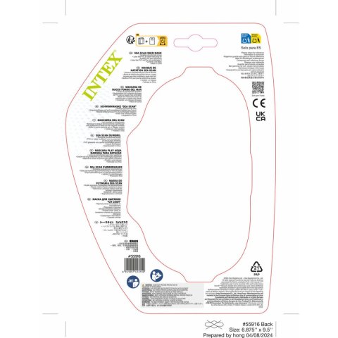 Okulary do Nurkowania Intex 55642
