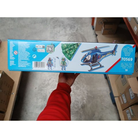 Playset City Action Police helicopter: Parachute Chase Playmobil 70569 (19 pcs)
