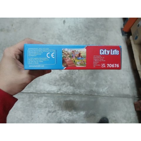 Playset Playmobil City Life Pies Trening 70676 (37 pcs)