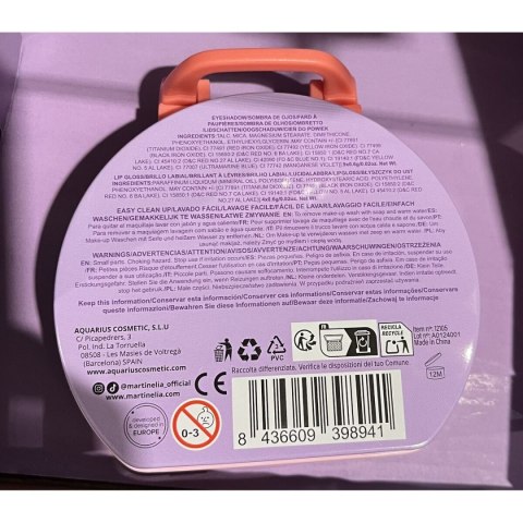 Zestaw do Makijażu dla Dzieci Martinelia 11 x 10,5 x 3,5 cm