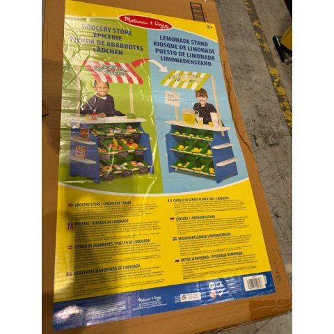 Supermarket z zabawkami Melissa & Doug Grocery & Lemonade 127 x 81 x 41 cm