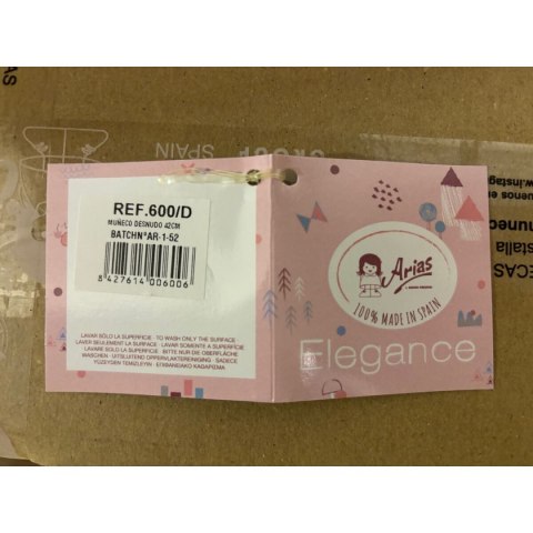 Lalka Baby Arias Zoe 42 cm