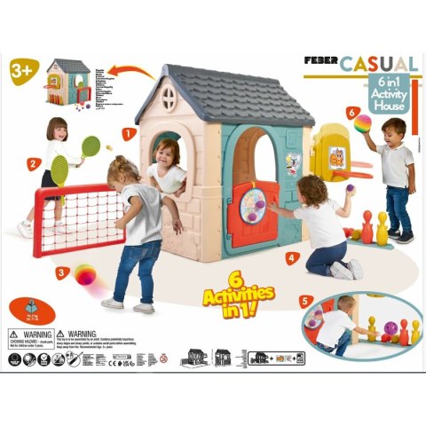 Zabawkowy Dom Feber Casual 6 Activities 232 x 124 x 138 cm