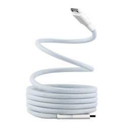 Kabel USB-C na USB-C T'NB TCPDMAGBL 1,5 m Niebieski Biały