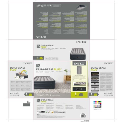 Materac Dmuchany Intex 99 x 42 x 191 cm (3 Sztuk)