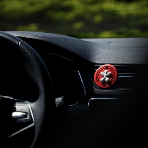 Odświeżacz powietrza do samochodu Dr Marcus Lucky Pin Czerwone jagody Plastikowy