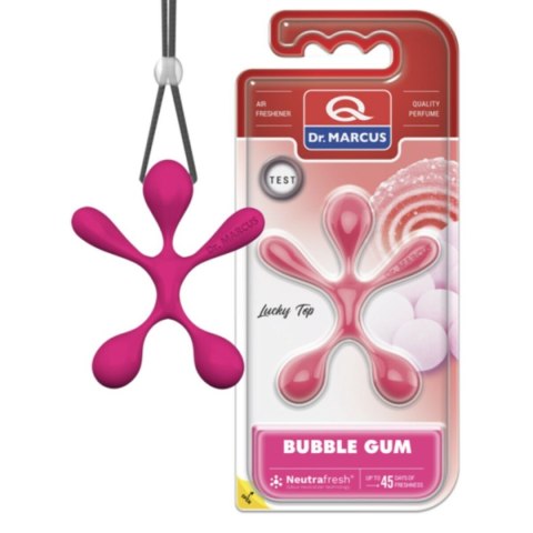 Odświeżacz powietrza do samochodu Dr Marcus Lucky Top Guma do żucia Plastikowy Wisiorek (12 Sztuk)