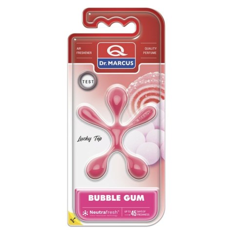 Odświeżacz powietrza do samochodu Dr Marcus Lucky Top Guma do żucia Plastikowy Wisiorek (12 Sztuk)