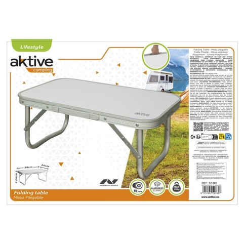 Składany stolik Aktive Liliowy 56 x 24 x 34 cm (6 Sztuk)