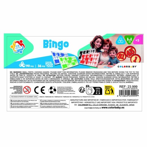 Bingo CB Games Drewno Papier Plastikowy (24 Sztuk)