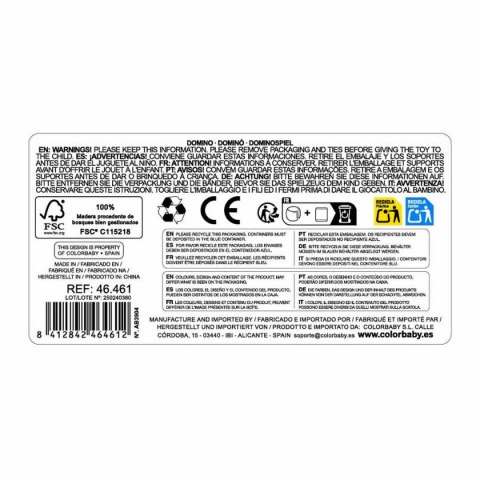 Domino Woomax zwierzęta (12 Sztuk)