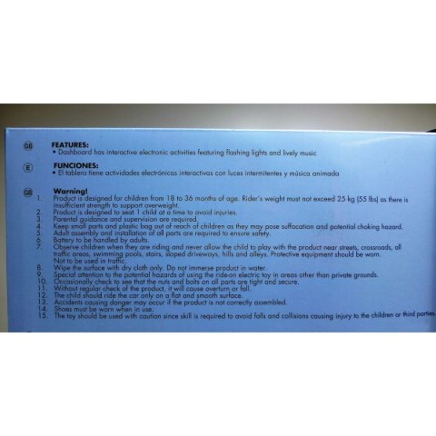 Elektryczny Samochód dla Dzieci Toy Story Bateria Samolot 6 V