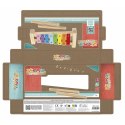 Ksylofon Woomax Drewno Metal 26 x 4,5 x 11,5 cm (6 Sztuk)
