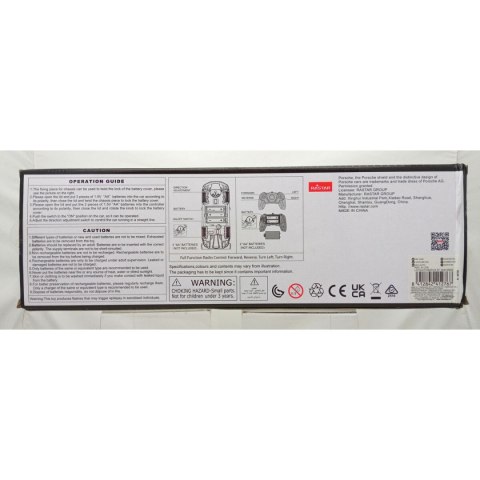 Samochód Sterowany Radiowo Porsche GT2 RS Clubsport 25 1:24 (4 Sztuk)