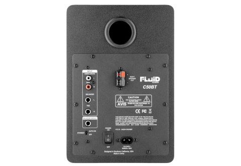 Fluid Audio C50BT - Aktywny 5-calowy dwudrożny monitor referencyjny studyjny z Bluetooth (para)