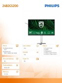 Monitor 23.8 cala 24B2G5200 IPS 100Hz HDMI DP Pivot Głośniki