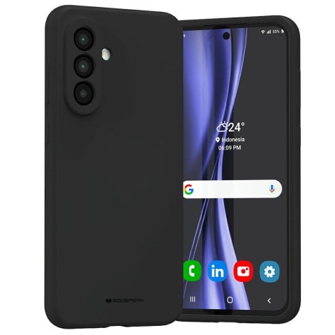 Etui Mercury Silicone do Samsung Galaxy A36 czarny