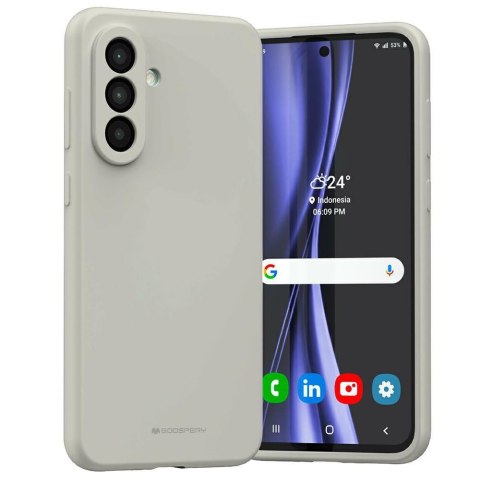 Etui Mercury Silicone do Samsung Galaxy A36 kamienny