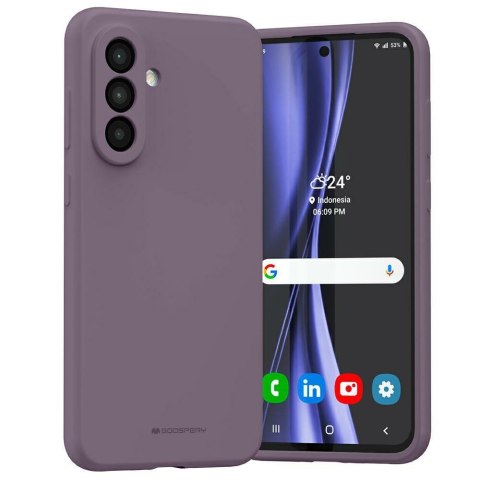 Etui Mercury Silicone do Samsung Galaxy A56 fioletowy