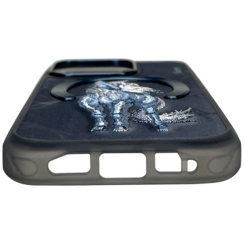 Etui Nimmy Magnetic Fantasy Animal MagSafe do iPhone 16 Pro niebieski