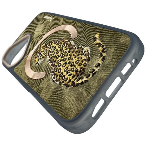Etui Nimmy Magnetic Fantasy Animal MagSafe do iPhone 16 złoty