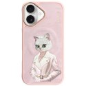 Etui Nimmy Magnetic fashion cute pet MagSafe do iPhone 16 różowy