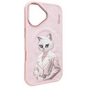 Etui Nimmy Magnetic fashion cute pet MagSafe do iPhone 16 różowy