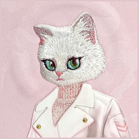 Etui Nimmy Magnetic fashion cute pet MagSafe do iPhone 16 różowy