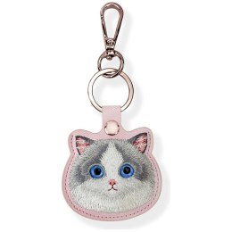 Etui na lokalizator / brelok Nimmy Big Eyed Pet 2.0 Cat różowy