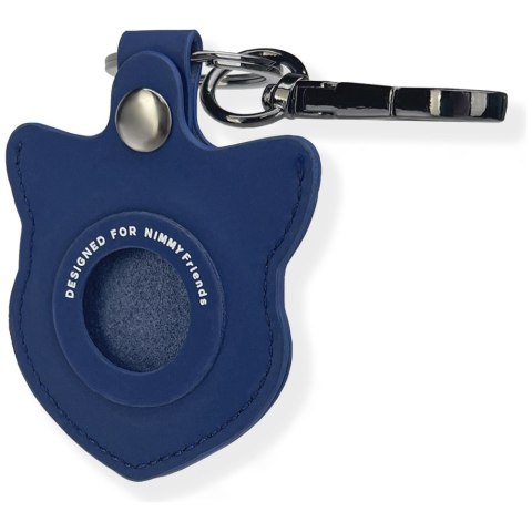 Etui na lokalizator / brelok Nimmy Glasses Cool Cat niebieski