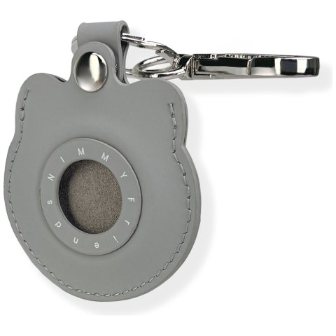 Etui na lokalizator / brelok Nimmy Glasses Cool Cat szary