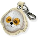 Etui na lokalizator / brelok Nimmy Glasses Cool Dog khaki