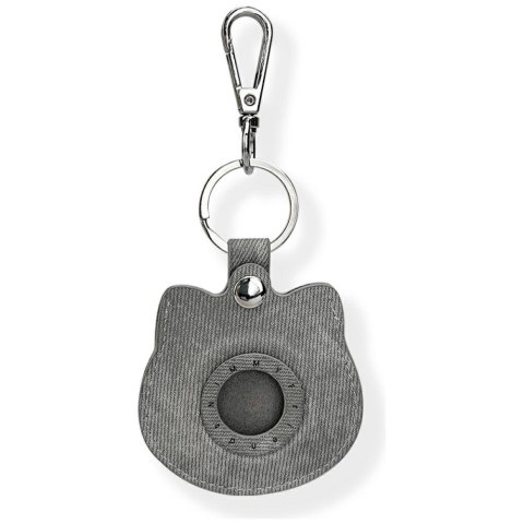 Etui na lokalizator / brelok Nimmy New Big Eyed Pet 2.0 Cat szary