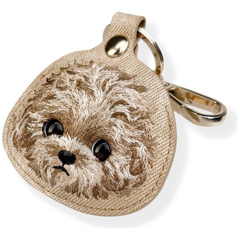 Etui na lokalizator / brelok Nimmy New Big Eyed Pet 2.0 Dog brązowy