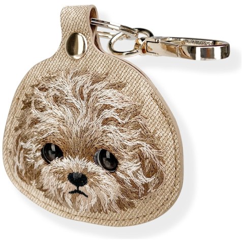 Etui na lokalizator / brelok Nimmy New Big Eyed Pet 2.0 Dog brązowy