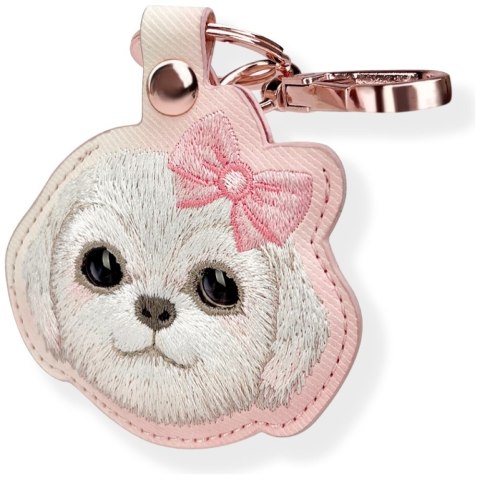 Etui na lokalizator / brelok Nimmy New Big Eyed Pet 2.0 Dog różowy
