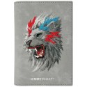 Etui na paszport Nimmy portfel Raptor Lion szary