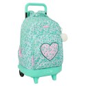Torba szkolna z kółkami Safta Cuore Mięta 33 x 45 x 22 cm