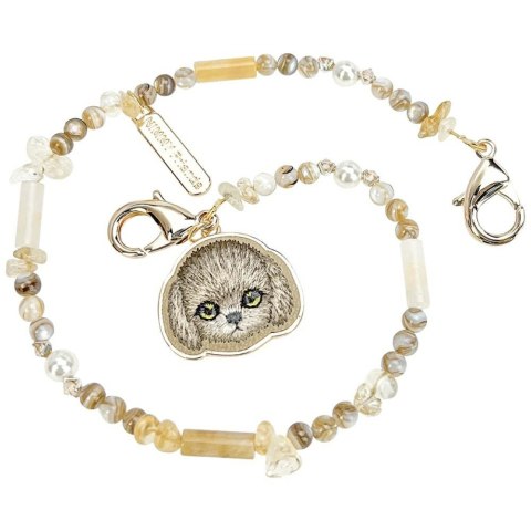 Zawieszka na torebkę handstrap Nimmy Magnetic fashion brązowy