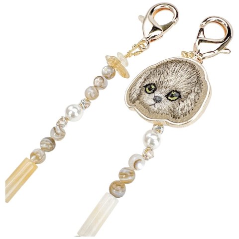 Zawieszka na torebkę handstrap Nimmy Magnetic fashion brązowy