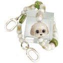 Zawieszka na torebkę handstrap Nimmy New Big Eye Cute Pets 2.0 brązowy