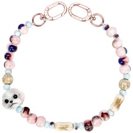 Zawieszka na torebkę handstrap Nimmy New Big Eye Cute Pets 2.0 różowy